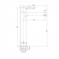 Смеситель для настольного умывальника Sena SENSB01i01